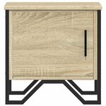 vidaXL Table de chevet Chêne sonoma 40 x 30 x 40 cm Aggloméré