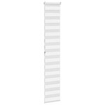 vidaXL Store zèbre blanc 50x200 cm largeur du tissu 45 9 cm polyester