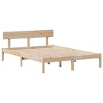 vidaXL Lit bibliothèque sans matelas 120x200 cm bois de pin massif