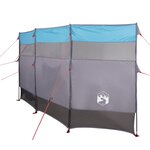 vidaXL Brise-vent de camping bleu 366x152x152 cm imperméable