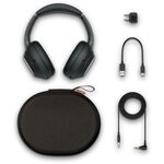 Sony wh-1000xm3 - casque sans fil bluetooth a réduction de bruit - batterie 30h - tactile - charge rapide - google assistant - noir