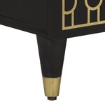 vidaXL Meuble TV 105x33x46 cm Bois massif de manguier