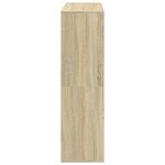vidaXL Bibliothèque/Séparateur de pièce chêne sonoma 100x33x115 cm