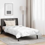 vidaXL Duvet avec Oreiller 2 Pièces Blanc 135 x 220 cm Microfibre