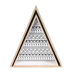 Etagère en triangle en bois happy life (lot de 2)