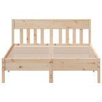vidaXL Cadre de lit sans matelas 140x200 cm bois massif de pin