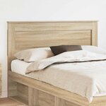 vidaXL Tête de lit Chêne Sonoma 140 cm Bois d'ingénierie
