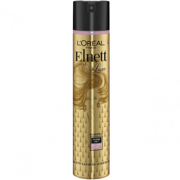 L'oréal paris - laque elnett fixation forte de luxe 250ml - cheveux brillant luxueux -