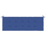 vidaXL Coussin de banc de jardin bleu royal 150x50x3 cm tissu oxford