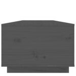 vidaXL Table basse Gris 100x50x35 cm Bois massif de pin