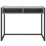 vidaXL Bureau Gris Sonoma 100 x 50 x 75 cm Bois d'ingénierie