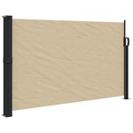 vidaXL Auvent latéral rétractable beige 120x500 cm