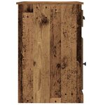 vidaXL Bureau Bois Ancien 50 x 115 x 75 cm Bois d'ingénierie