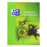 Cahier TP piqûre 17x22 cm 48 pages Seyès+48 pages unies coloris aléatoires OXFORD