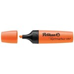 Surligneur Textmarker 490 Pointe biseautée 1 - 5 mm Orange fluo x 2 PELIKAN