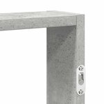 vidaXL Étagère murale gris béton 43x9x60 cm bois d'ingénierie