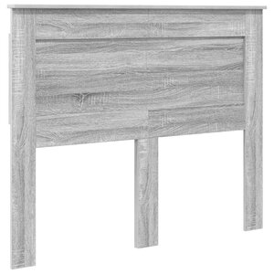 vidaXL Tête de lit Gris Sonoma 120 cm Bois d'ingénierie