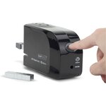 Agrafeuse électrique 626EL Piles / USB Noir RAPESCO