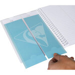 CLAIREFONTAINE - Carnet de vocabulaire KOVERBOOK - 11 x 17 - 100 pages lignées + marge - Couverture polypro translucide