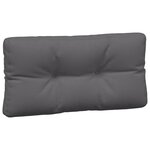 vidaXL Coussins de palette lot de 7 anthracite tissu
