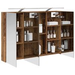 vidaXL Armoire Miroir de Salle de Bain Bois ancien 100 x 14 5 x 70 cm
