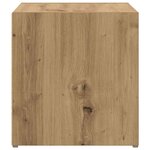 vidaXL Meuble TV 2 Pièces Marron 37 x 35 x 37 cm Bois d'ingénierie