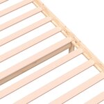 vidaXL Cadre de lit bois massif 75x190 cm petit simple