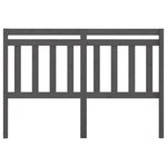 vidaXL Tête de lit Gris 146x4x100 cm Bois massif de pin