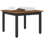 vidaXL Table basse Bois ancien 50 x 50 x 36 cm Bois d'ingénierie