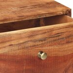 vidaXL Table console 90x35x75 cm Bois d'acacia brut