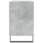 vidaXL Armoire à chaussures Gris béton 102x36x60 cm Bois d'ingénierie