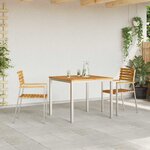 vidaXL Ensemble de salle à manger pour jardin 3 Pièces