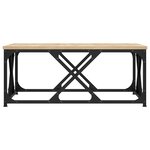 vidaXL Table basse chêne sonoma 70x70x30 cm bois d'ingénierie