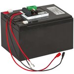Kerbl ensemble complet de batterie au gel 12 v 12ah noir 441215
