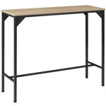 Tectake table de salle à manger industrielle kerry 120x40x100 5cm - bois clair industriel  chêne sonoma