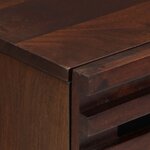 vidaXL Table de chevet marron 50x34x62 cm bois manguier solide