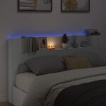 vidaXL Tête de lit Blanc 180 x 16 5 x 103 5 cm Bois d'ingénierie