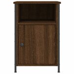 vidaXL Table de chevet chêne marron 40x42x60 cm bois d'ingénierie