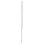 Tête de lit LED vidaXL Crème 80 cm en velours côtelé