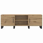 vidaXL Meuble TV Chêne artisanal 150 x 30 x 50 cm Bois d'ingénierie