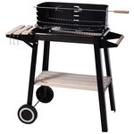 ProGarden Barbecue au charbon 86 5 cm Noir