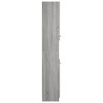 vidaXL Armoire de bain Sonoma gris 32x34x188 5 cm Bois d'ingénierie