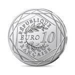 Moulin Rouge Monnaie de 10€ Argent colorisée