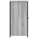 vidaXL Table de chevet sonoma gris 32x42x80 cm bois d'ingénierie