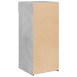 vidaXL Buffet gris béton 40x42 5x93 cm bois d'ingénierie