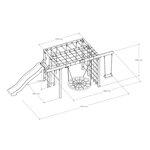 Structure Boris toboggan rouge