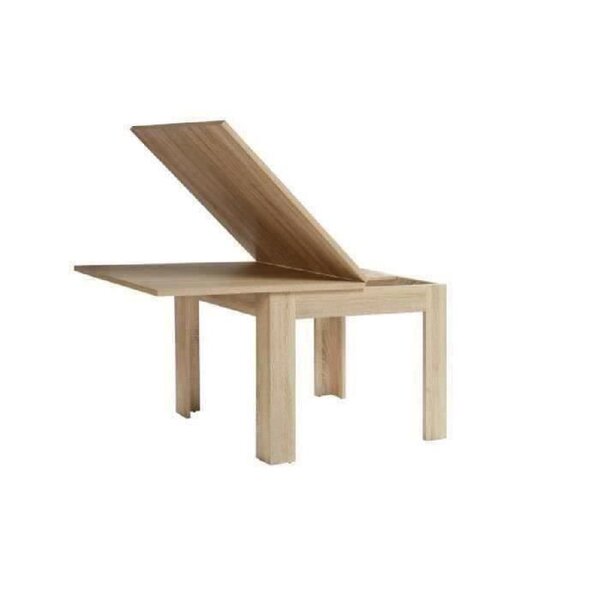 NUORI - Table a manger extensible - 6-8 personnes - Style contemporain - Décor chene - L 96-190 x l 95 cm