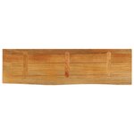 vidaXL Dessus de table à bord vivant 110x40x2 5cm bois massif manguier