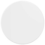 vidaXL Plateau de table Blanc brillant 40 x 40 x 1 5 cm