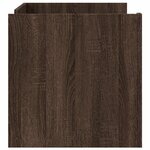 vidaXL Table basse chêne marron 100x50x50 cm bois d'ingénierie